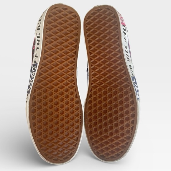 LADY VANS Sneakers Shoes Womens 10 Mens 8.5 Azalea Pink & Black Off Wall Lace Up - Picture 7 of 11